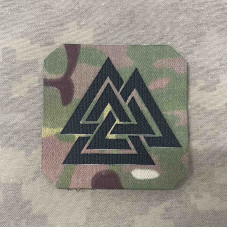 Нашивка, патч, шеврон - "Валькнут"