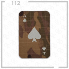 Нашивка, патч, шеврон - "Піковий туз"