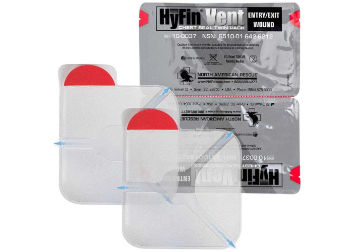 Оклюзійний пластир HyFin Vent для грудної клітки  (2 шт)