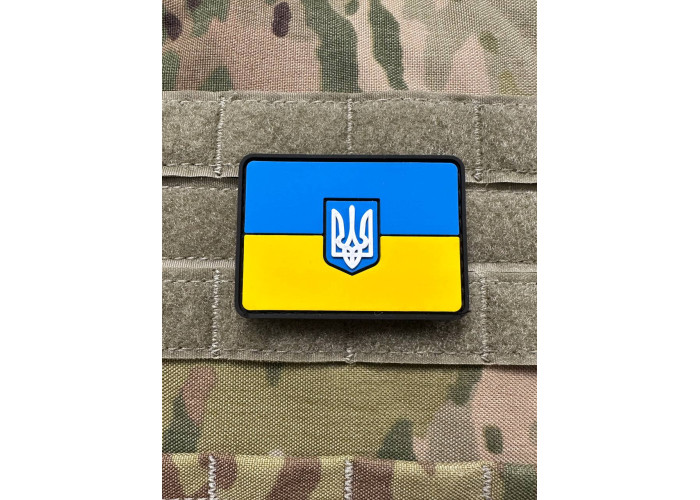 Нашивка, патч, шеврон -"Прапор ПВХ 6х4"