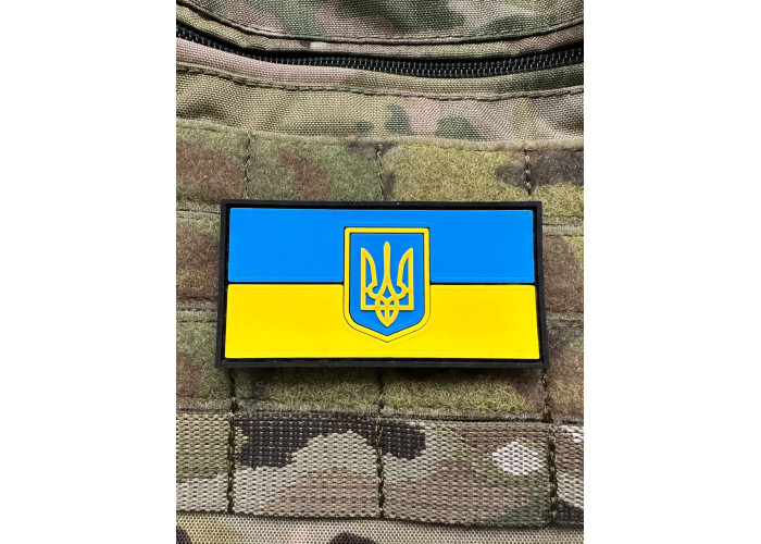 Нашивка, патч, шеврон -"Прапор ПВХ 8х4"