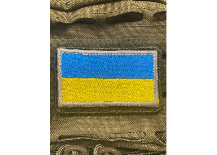 Нашивка, патч, шеврон -"Прапор України вишивка"