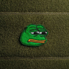 Нашивка, патч, шеврон - "Сумний Пепе (Pepe)"