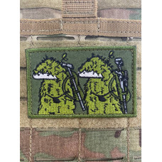 Нашивка, патч, шеврон - "Флорки снайпери"