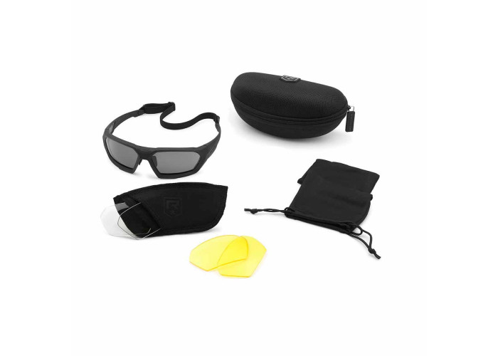 Балістичні окуляри Revision ShadowStrike Military Black (3 лінзи - Black/Clear/Yellow)