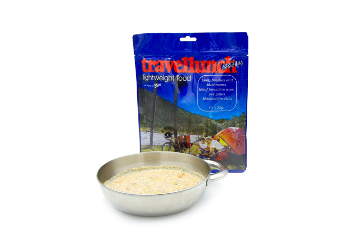 Travellunch локшина з яловичиною та грибами 125г