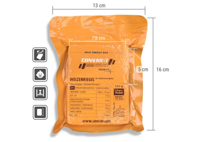 Аварійний раціон харчування СONVAR-7 (з арахісом)