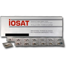 iOSAT таблетки йодиду калію, США