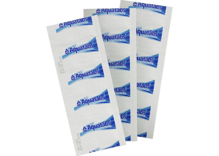 Таблетки для знезараження води AQUATABS (1 таблетка на 25 літрів)