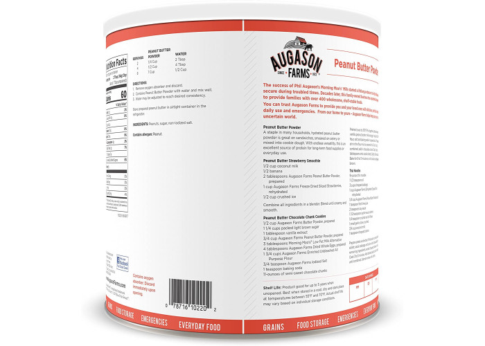 Запас арахісового масла Augason Farms