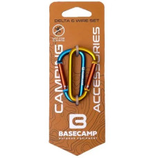 Набір алюмінієвих сервісних карабінів Base Camp Delta 6 Wire Set Blue/Orange (2 шт)