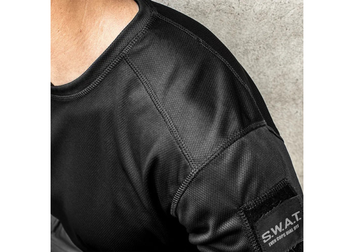 Термофутболка тактична "S. W. A. T." Coolpass BLACK