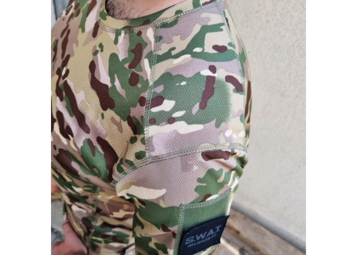 Термофутболка тактична "S.W.A.T." CoolMax Multicam