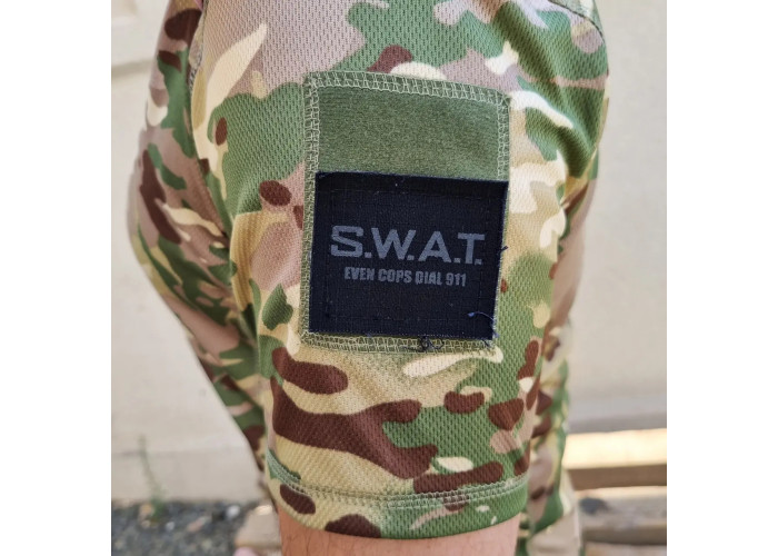 Термофутболка тактична "S.W.A.T." CoolMax Multicam