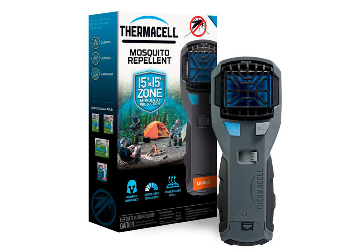 Пристрій від комарів ThermaCELL MR450 Armored Portable Mosquito Repellent + картриджі на 12 г