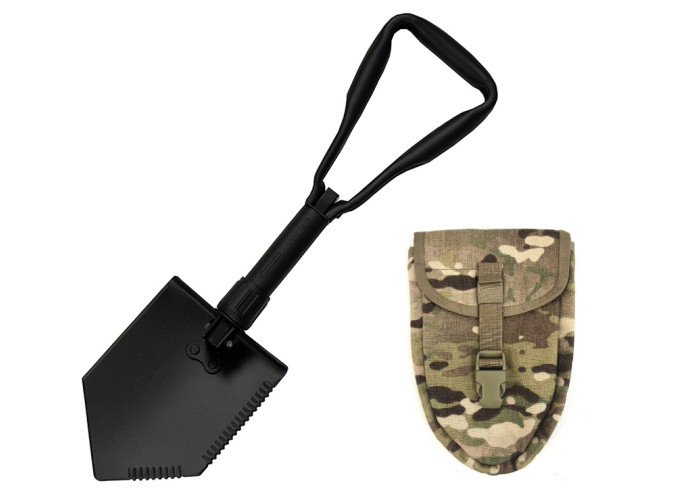 Оригінальна складна саперна лопата армії США з чохлом Multicam