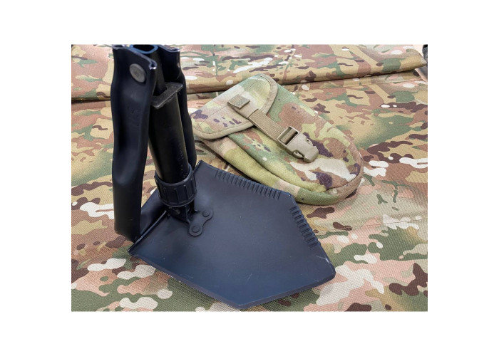 Оригінальна складна саперна лопата армії США з чохлом Multicam