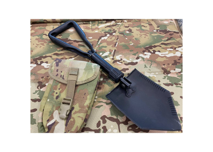 Оригінальна складна саперна лопата армії США з чохлом Multicam