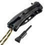 Ніж складаний з кресалом MIL-TEC EINHANDMESSER PARACORD M.FIRE