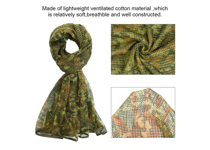 Шарф-сітка маскувальна