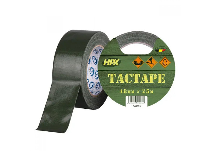 Стрічка армована одностороння HPX TACTAPE 48мм х 25м CG5025 Olive