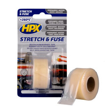 Стрічка вулканізуюча силіконова HPX Stretch&amp;Fuse 25мм х 3м SI2503 Clear