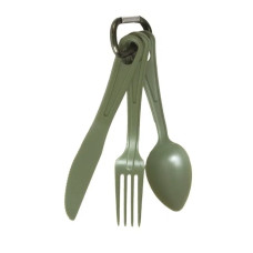 Набір столовий на карабіні Полікарбонат Олива Mil-Tec