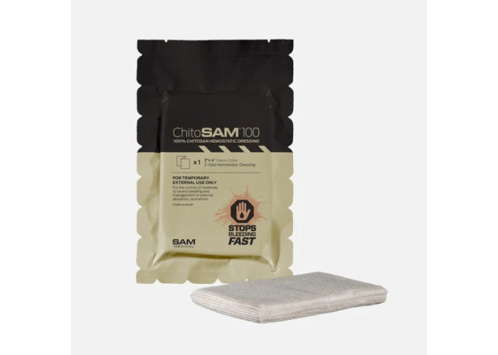 Кровоспинний бинт ChitoSAM 100 7.6cm x 1.22cm