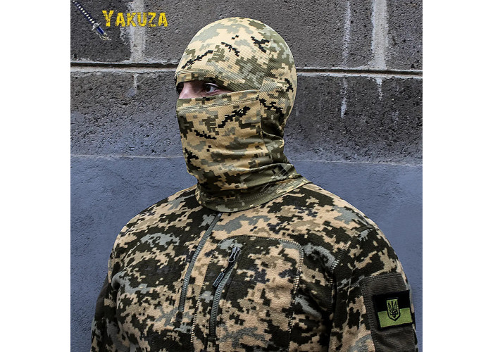 Маска - балаклава "Yakuza" Укрпіксель ММ14