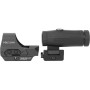 Коліматорний приціл з червоною точкою Holosun HS510C + Магніфер Holosun HM3X