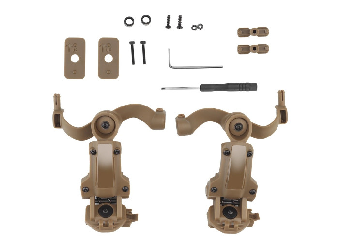 Кріплення/адаптер для тактичних навушників на шолом "Чебурашки"