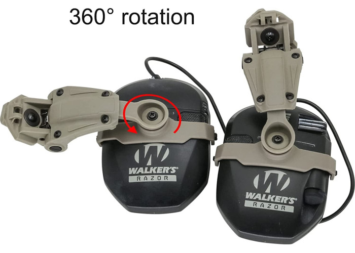 Кріплення/адаптер для тактичних навушників на шолом "Чебурашки"
