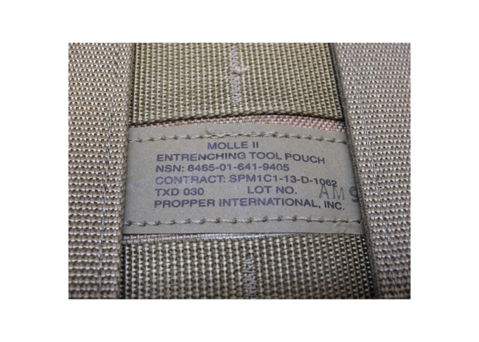 Підсумок для лопаты USGI Molle II Entrenching Tool Pouch NSN 8465-01-641-9405 Multicam