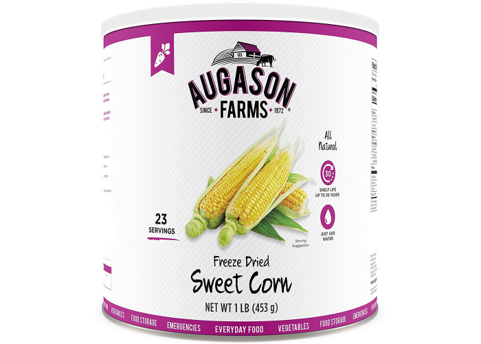 Запас сублімованої солодкої кукурудзи Augason Farms