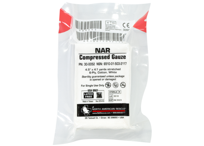 Бинт стерильний для тампонади NAR Compressed Gauze