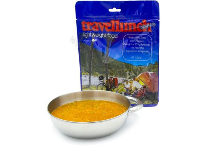 Travellunch Рис з яловичиною та перцем 125г