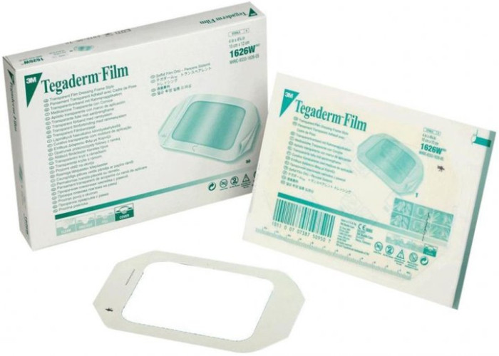 Прозора плівка для закриття ран Tegaderm, 10x12 см, 3M