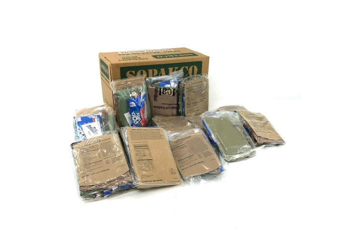Ящик американських сухпайків MRE SOPAKCO