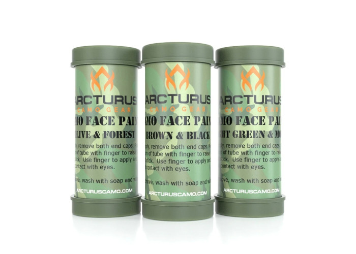 Крем-камуфляж для обличчя, грим ARCTURUS CAMO, 6 кольорів