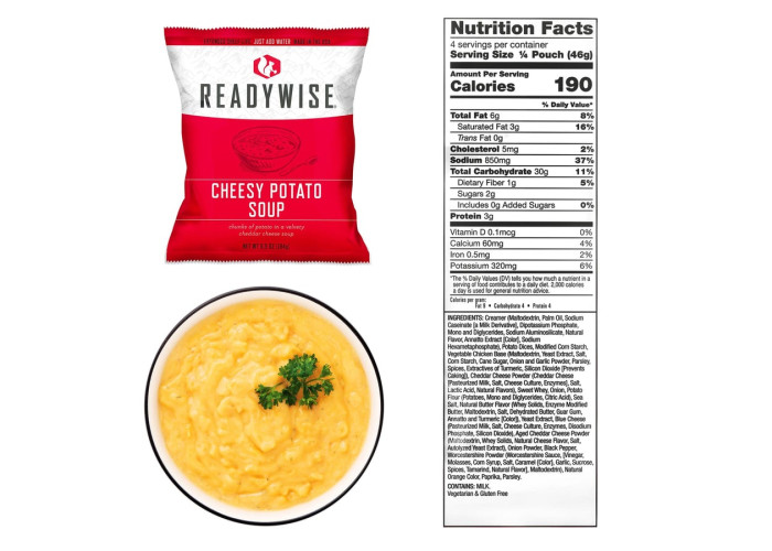 Аварійний набір супів ReadyWise, WiseFood