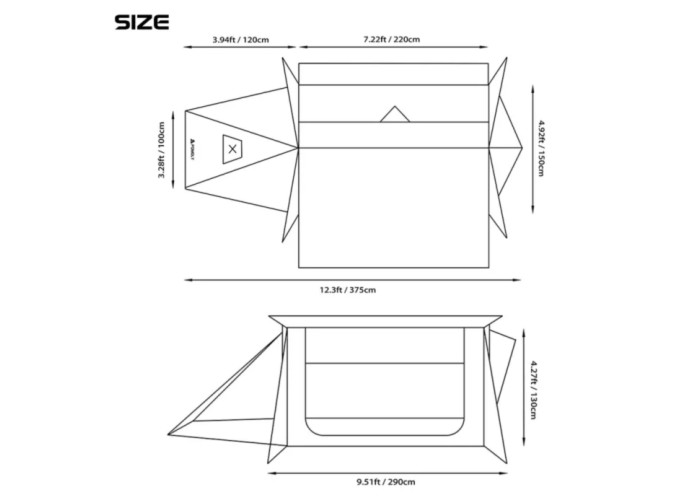 Всесезонний намет STOVEHUT 2.0