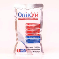 Серветка гелева антимікробна ОпікУн 10х50 см