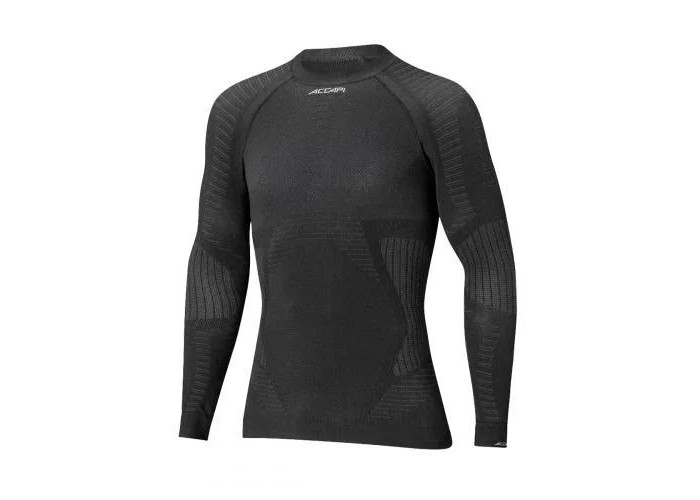 Чоловіча термофутболка з довгим рукавом Accapi Ergowool Iron/Black