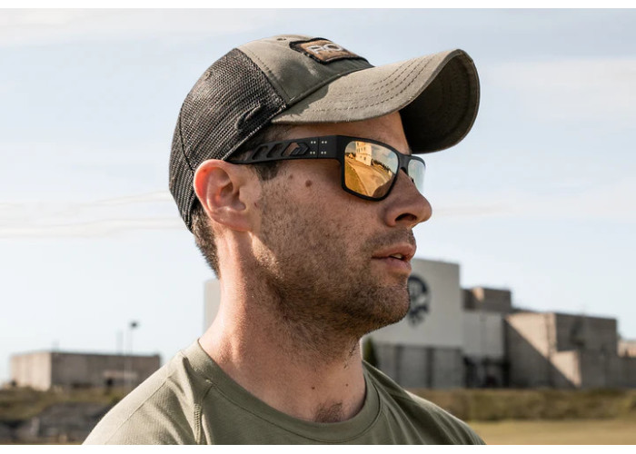 Балістичні окуляри Delta M4 od fde - Polar / Smoke Polarized / Tan Cerakote w/Black Log