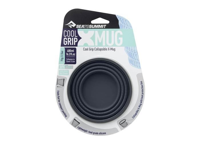 Чашка складана Sea to Summit X-Mug Cool Grip 0.48 L Charcoal