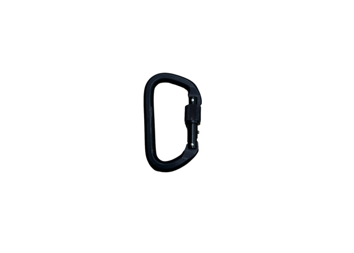 Карабін армії США SMC Carabiner Black Locking D - 2750 кг на розрив