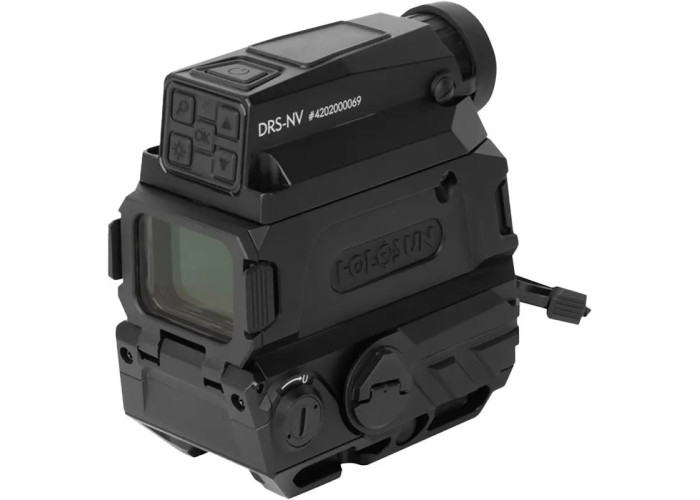 Коліматорний приціл Holosun DRS-NV з нічним баченням точка 2 MOA + коло 65 МОА (червоний)