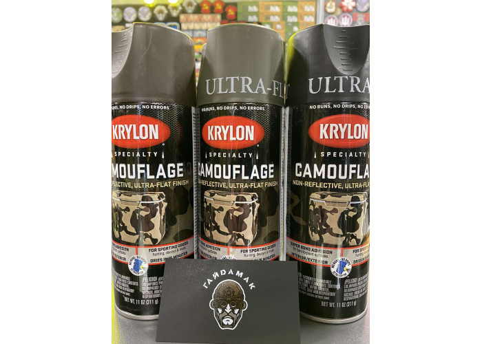 Фарба матова в аерозольному балоні Krylon Camouflage