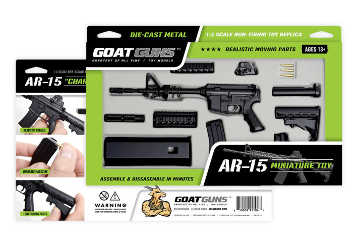 Мініатюрна модель Goat Guns AR15 Model Black