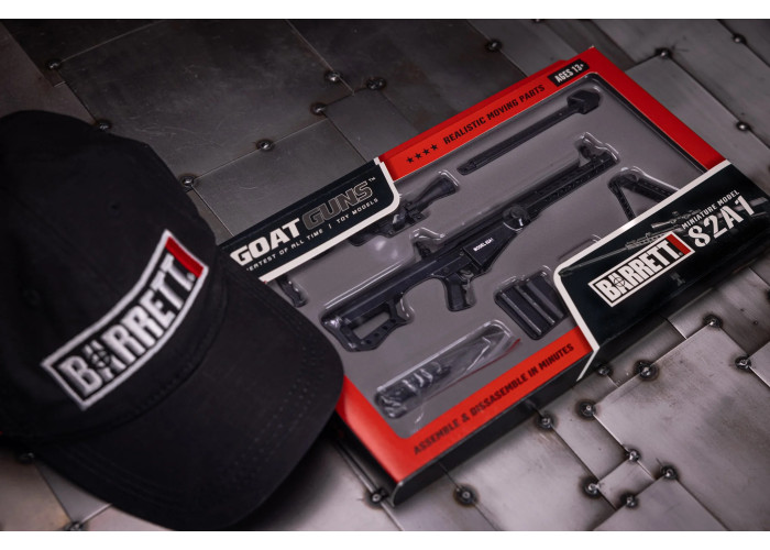 Мініатюрна модель снайперської гвинтівки Goat Guns Barrett 82A1 .50cal Black